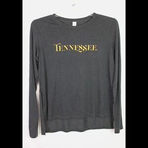 SUMMIT TENNESSEE VOLS SIDE SLIT LONG SLEEVE TEE SZ M NWT